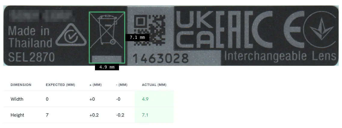 Dimension result